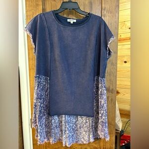 Oli & Hali Blue and Purple Women's Top
